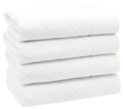 Полотенце Zollner 00000420 4 шт, 50x1x100 см, белый