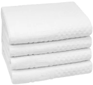 Полотенце Zollner 00000504 4 шт, 50x1x100 см, белый