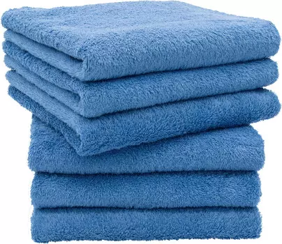 Полотенце Zollner, 50x100 см, темно-синий