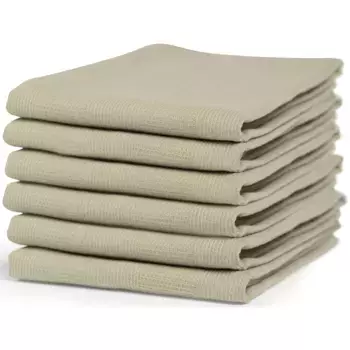 Полотенце «Золушка» «Шахтерка», (комплект, 6 шт.), из чистого хлопка, размеры каждого полотна ок. 60х65 см Cinderella, серо-коричневый