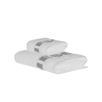 Полотенцы для рук terry set sport logo 2 предмета Diesel, белый