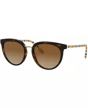 Поляризационные солнцезащитные очки, 0BE4316 Burberry, коричневый