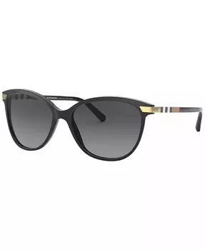 Поляризационные солнцезащитные очки, BE4216 Burberry, черный