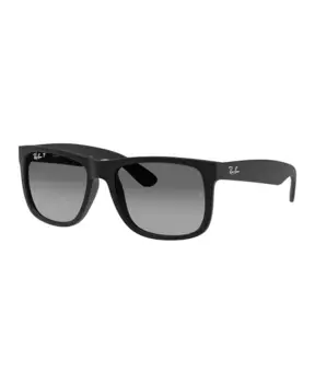Поляризационные солнцезащитные очки Justin Ray-Ban, черный