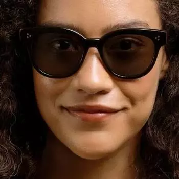 Поляризационные солнцезащитные очки Nikol 52 RAEN optics, цвет Crystal Black/Green Polarized