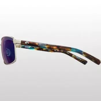 Поляризационные солнцезащитные очки Ponce 580P Costa, цвет Brushed Silver Frame/Blue Mirror