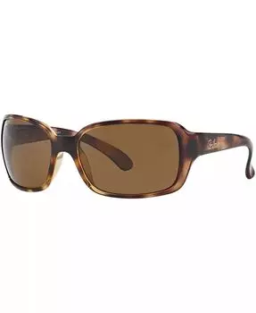 Поляризационные солнцезащитные очки, RB4068 Ray-Ban, коричневый