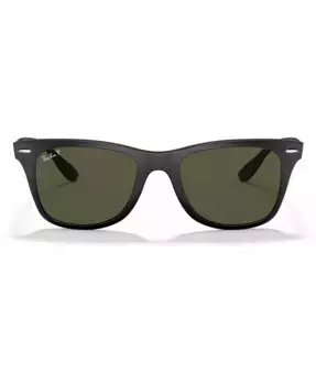 Поляризационные солнцезащитные очки, RB4195 WAYFARER LITEFORCE Ray-Ban, черный