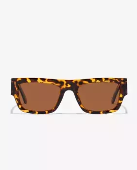 Поляризационные солнцезащитные очки-унисекс DFranklin с квадратными линзами с эмблемой, коричневый