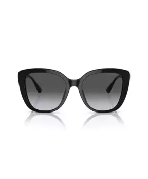 Поляризационные солнцезащитные очки в форме бабочки Emporio Armani, черный