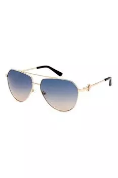 Поляризованные солнцезащитные очки-авиаторы Gant Guess, желтый