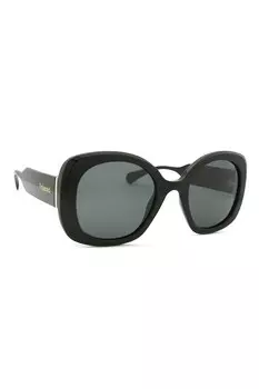 Поляризованные солнцезащитные очки-бабочки Polaroid, черный