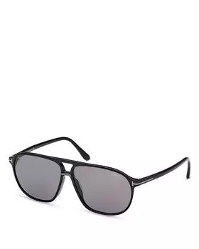Поляризованные солнцезащитные очки Bruce Navigator, 61 мм Tom Ford