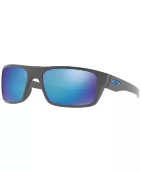Поляризованные солнцезащитные очки Drop Point Prizm Polarized, OO9367 60 Oakley, серый
