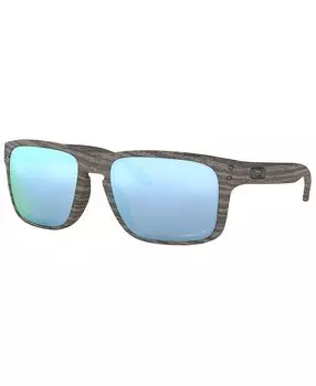 Поляризованные солнцезащитные очки, oo9102 55 holbrook woodgrain Oakley, мульти