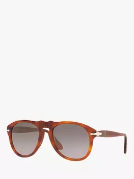 Поляризованные солнцезащитные очки-пилоты Persol PO6049, Terra Di Siena