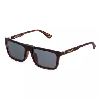 Поляризованные солнцезащитные очки Police UPLQ66 Square, коричневый