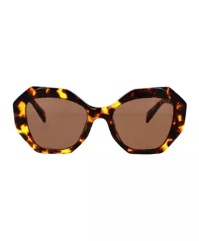 Поляризованные солнцезащитные очки Prada, коричневый