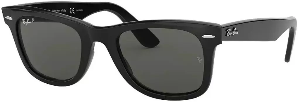 Поляризованные солнцезащитные очки Ray-Ban Wayfarer Classics, черный