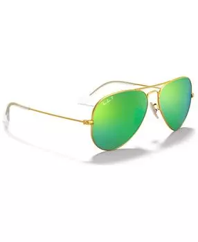 Поляризованные солнцезащитные очки, rb3025 aviator mirror Ray-Ban, мульти