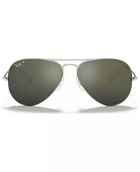 Поляризованные солнцезащитные очки, rb3025 aviator mirror Ray-Ban, мульти