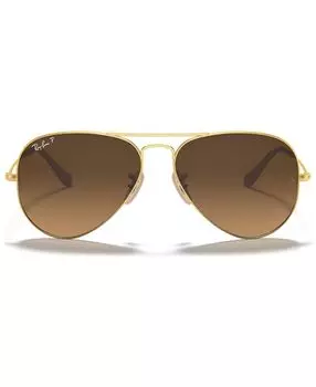 Поляризованные солнцезащитные очки, rb3025 aviator Ray-Ban, мульти