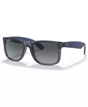 Поляризованные солнцезащитные очки, RB4165 Justin с градиентом Ray-Ban, синий