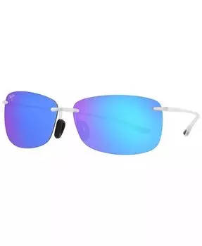 Поляризованные солнцезащитные очки унисекс Maui Jim, серебряный