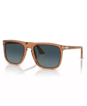 Поляризованные солнцезащитные очки унисекс, Po3336S Persol, коричневый