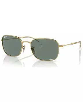 Поляризованные солнцезащитные очки унисекс Ray-Ban, золотой