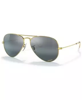 Поляризованные солнцезащитные очки унисекс, RB3025 AVIATOR LARGE METAL Ray-Ban