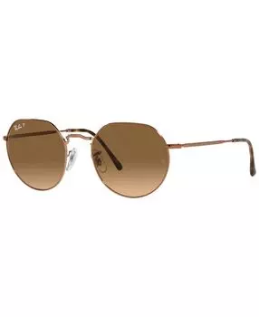 Поляризованные солнцезащитные очки унисекс, rb3565 jack 53 Ray-Ban, мульти