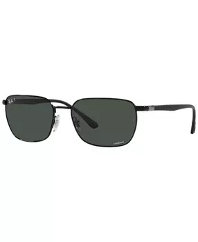 Поляризованные солнцезащитные очки унисекс, rb3684ch 58 Ray-Ban, черный