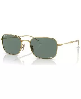 Поляризованные солнцезащитные очки унисекс, RB3706 Ray-Ban, золотой