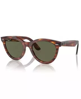 Поляризованные солнцезащитные очки унисекс Wayfarer Way, RB2241 Ray-Ban, коричневый