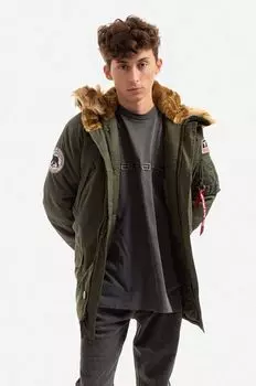 Полярная куртка Alpha Industries, зеленый