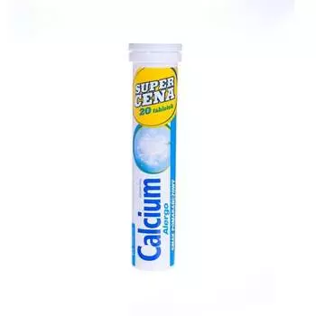 Polski Lek, Кальций Алерго, со вкусом апельсина, 20 таблеток