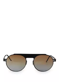 Polt sm металлические коричневые женские солнцезащитные очки Mooshu