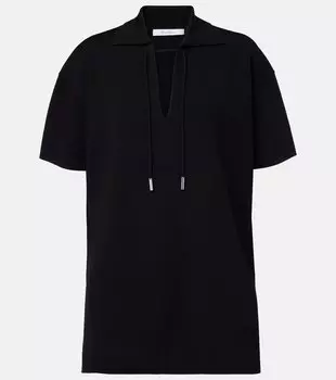 Полтавский топ-крэп Max Mara, черный