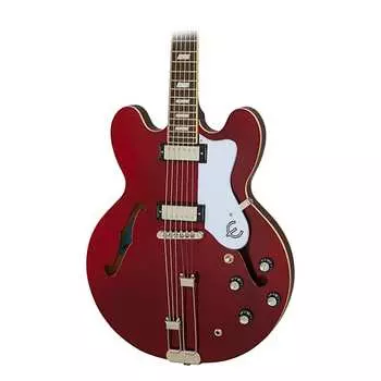 Полуакустическая электрогитара Epiphone Riviera, сверкающий бордовый EORSBUNH1