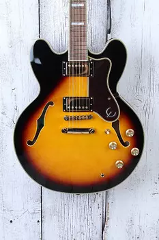 Полуакустическая электрогитара Epiphone Sheraton-II Pro с винтажным покрытием Sunburst