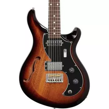 Полуакустическая электрогитара PRS Paul Reed Smith S2 Vela (с сумкой), табачный цвет Sunburst S2 Vela Semi-Hollowbody