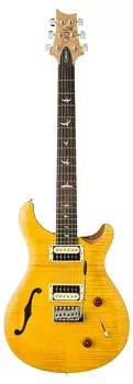 Полуакустическая электрогитара PRS SE Custom 22, желтый