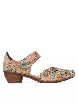 Полуботинки 43753-91 Rieker, мультиколор