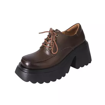 Полуботинки Aiqinisha Casual, темно-коричневый/черный