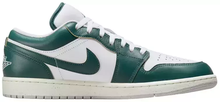 Полуботинки Air Jordan 1, цвет Oxigrn/Wht/Sl/Ntrl Gry