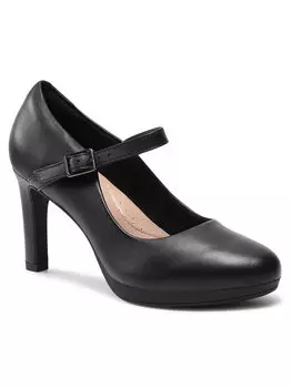 Полуботинки Ambyr Shine 261577844 Clarks, черный