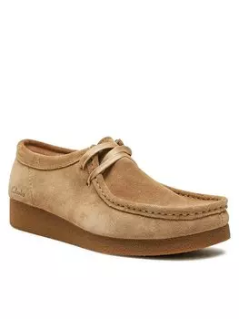 Полуботинки Clarks, бежевый