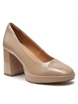 Полуботинки Clarks, бежевый