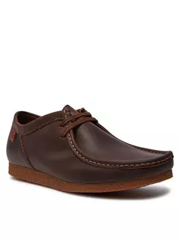 Полуботинки Clarks, коричневый